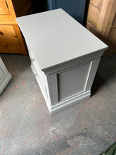 Load image into Gallery viewer, CHANTILLY PEBBLE GREY Set of 2 Jumbo Bedside Tables Quality Furniture Clearance Ltd
