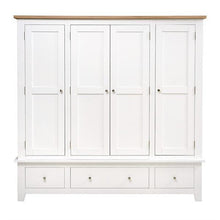 Load image into Gallery viewer, CHESTER PURE WHITE Four Door Wardrobe Quality Furniture Clearance Ltd
