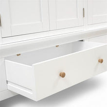 Load image into Gallery viewer, CHESTER PURE WHITE Four Door Wardrobe Quality Furniture Clearance Ltd
