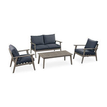 Load image into Gallery viewer, STROUD 4 Piece Garden Lounge Set - Grey Wash Quality Furniture Clearance Ltd
