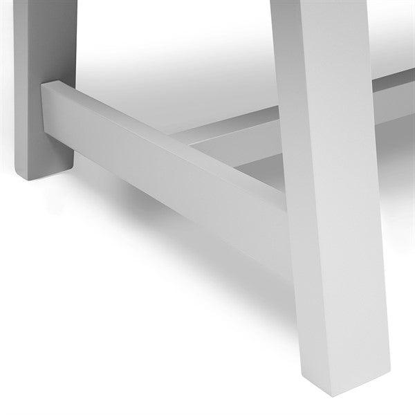 CHESTER DOVE GREY Mid-Sized Trestle Table Quality Furniture Clearance Ltd