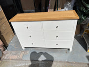 SIMPLY COTSWOLD CLASSIC CREAM 6 Drawer Chest Quality Furniture Clearance Ltd