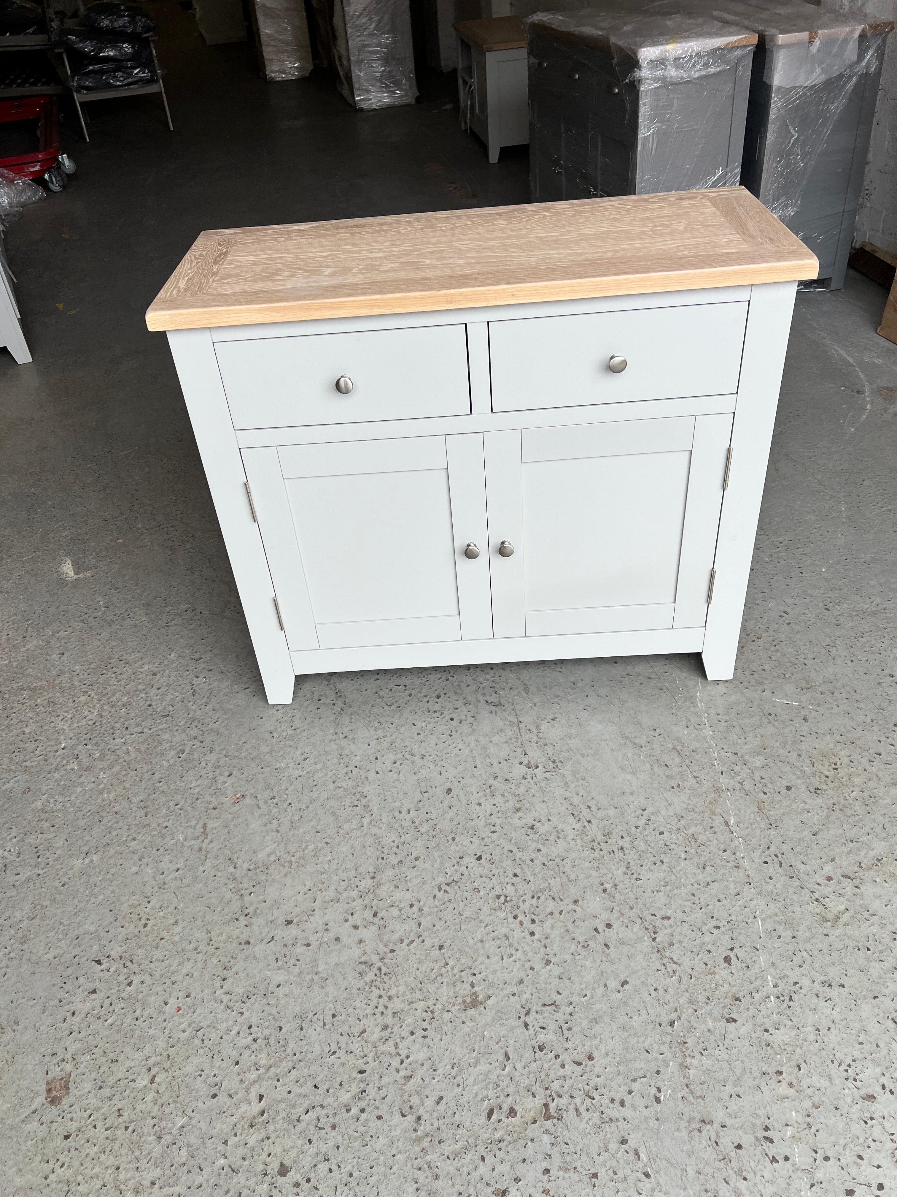 Chester Dove Grey Small Sideboard Quality Furniture Clearance Ltd