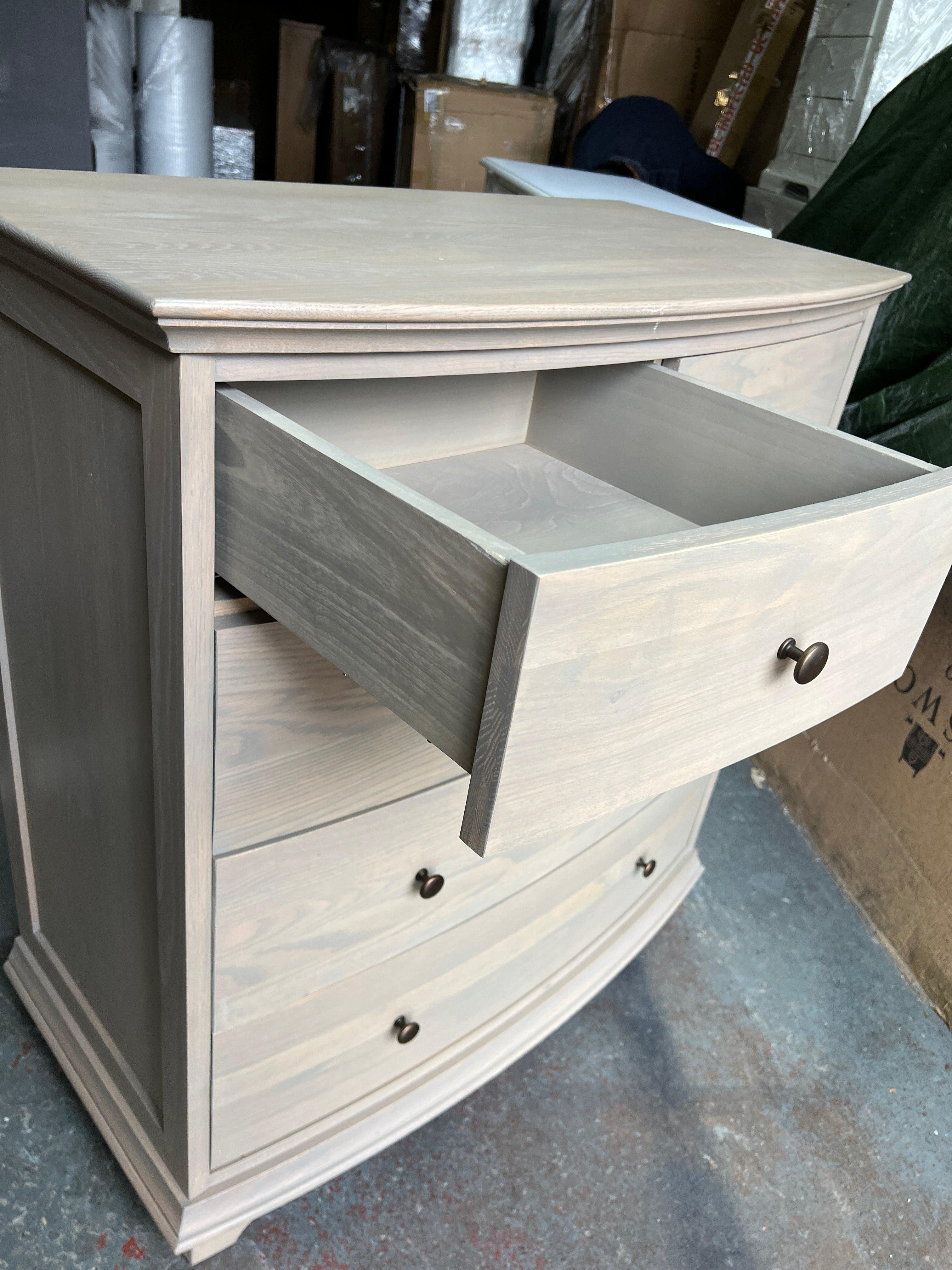 WINCHCOMBE SMOKED OAK 2+3 Chest of Drawers Quality Furniture Clearance Ltd