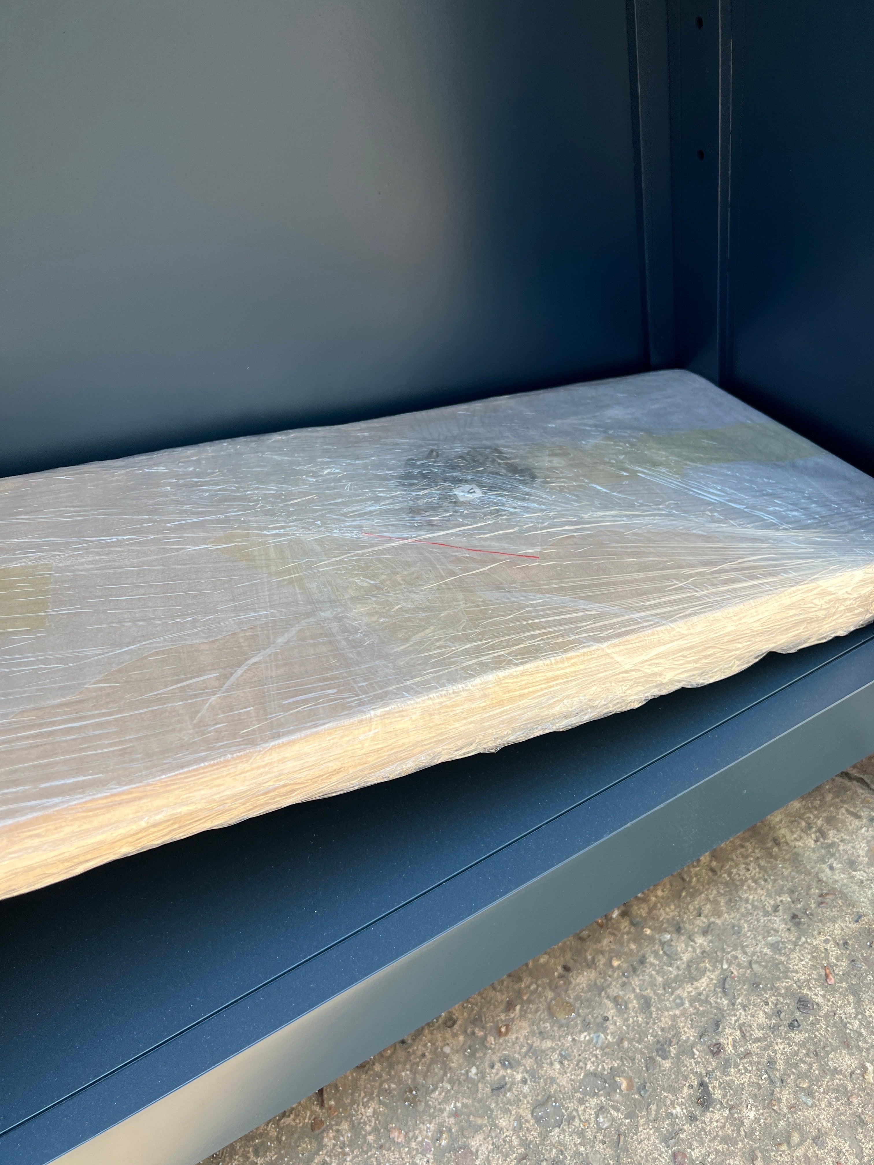 CHESTER MIDNIGHT BLUE Small Bookcase Quality Furniture Clearance Ltd