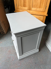 Load image into Gallery viewer, CHANTILLY PEBBLE GREY Set of 2 Jumbo Bedside Tables Quality Furniture Clearance Ltd
