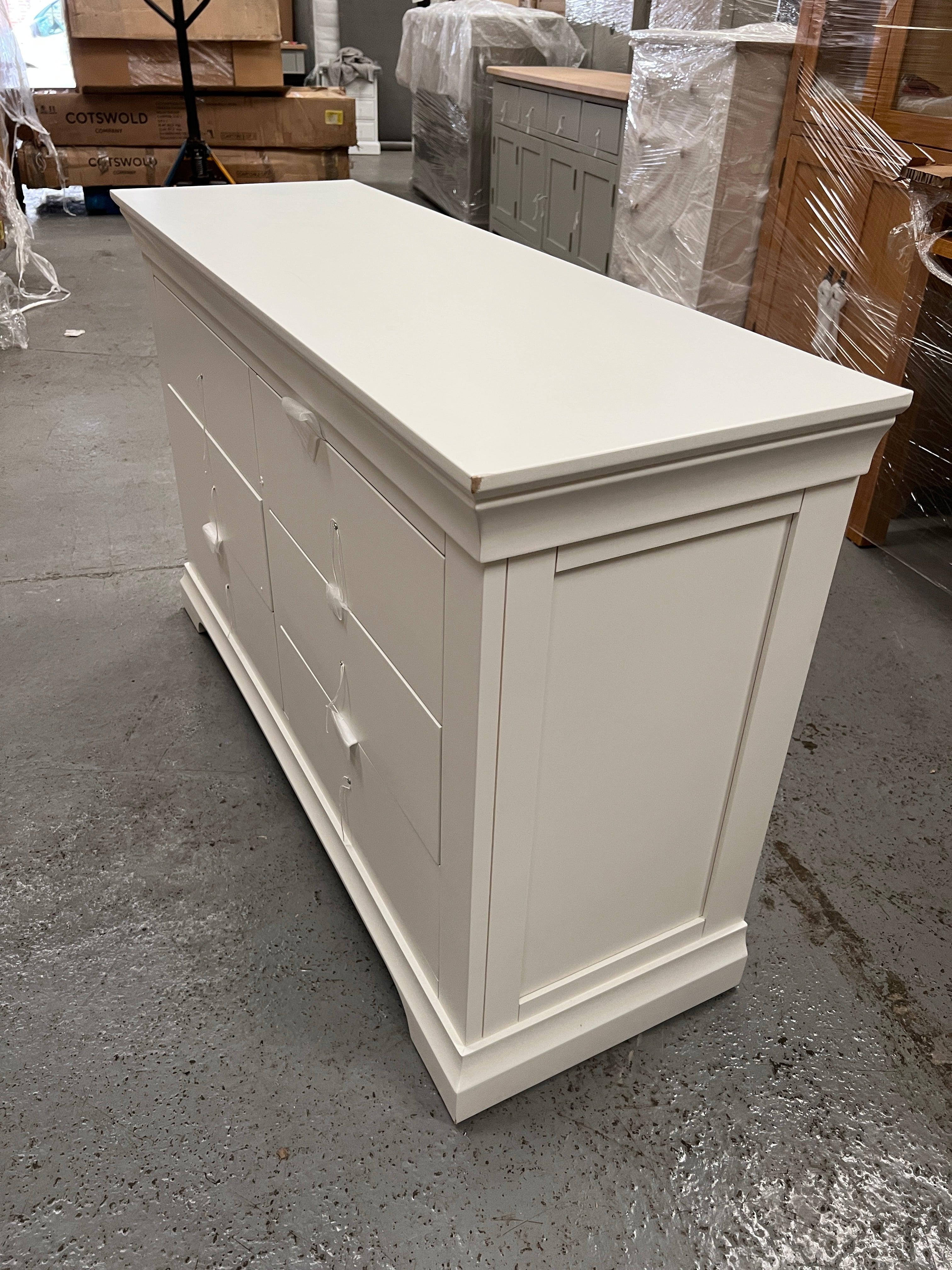 Chantilly Warm White 3 + 3 Chest Quality Furniture Clearance Ltd