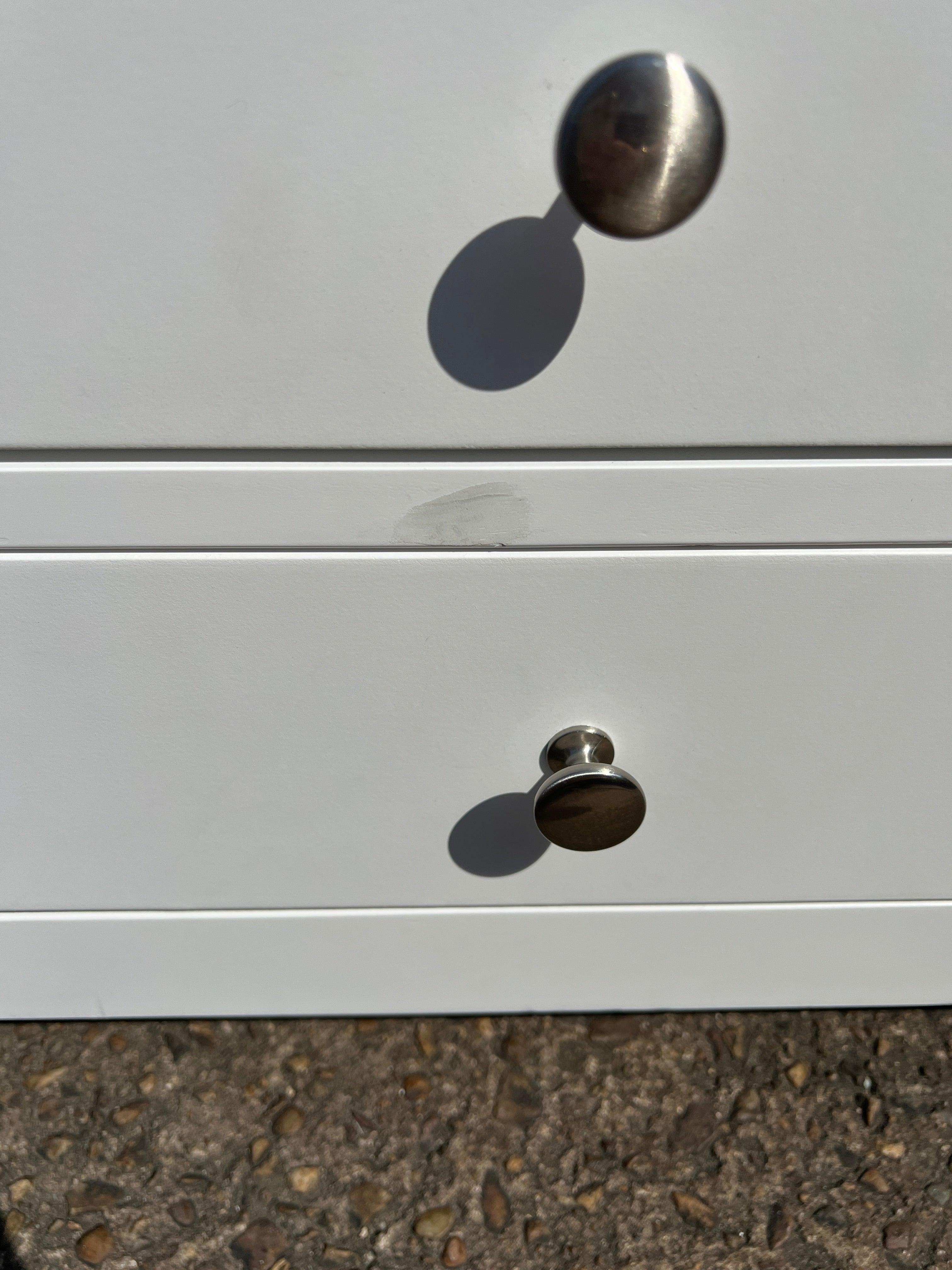 Set of 2 CHESTER PURE WHITE Jumbo Bedside Tables Quality Furniture Clearance Ltd