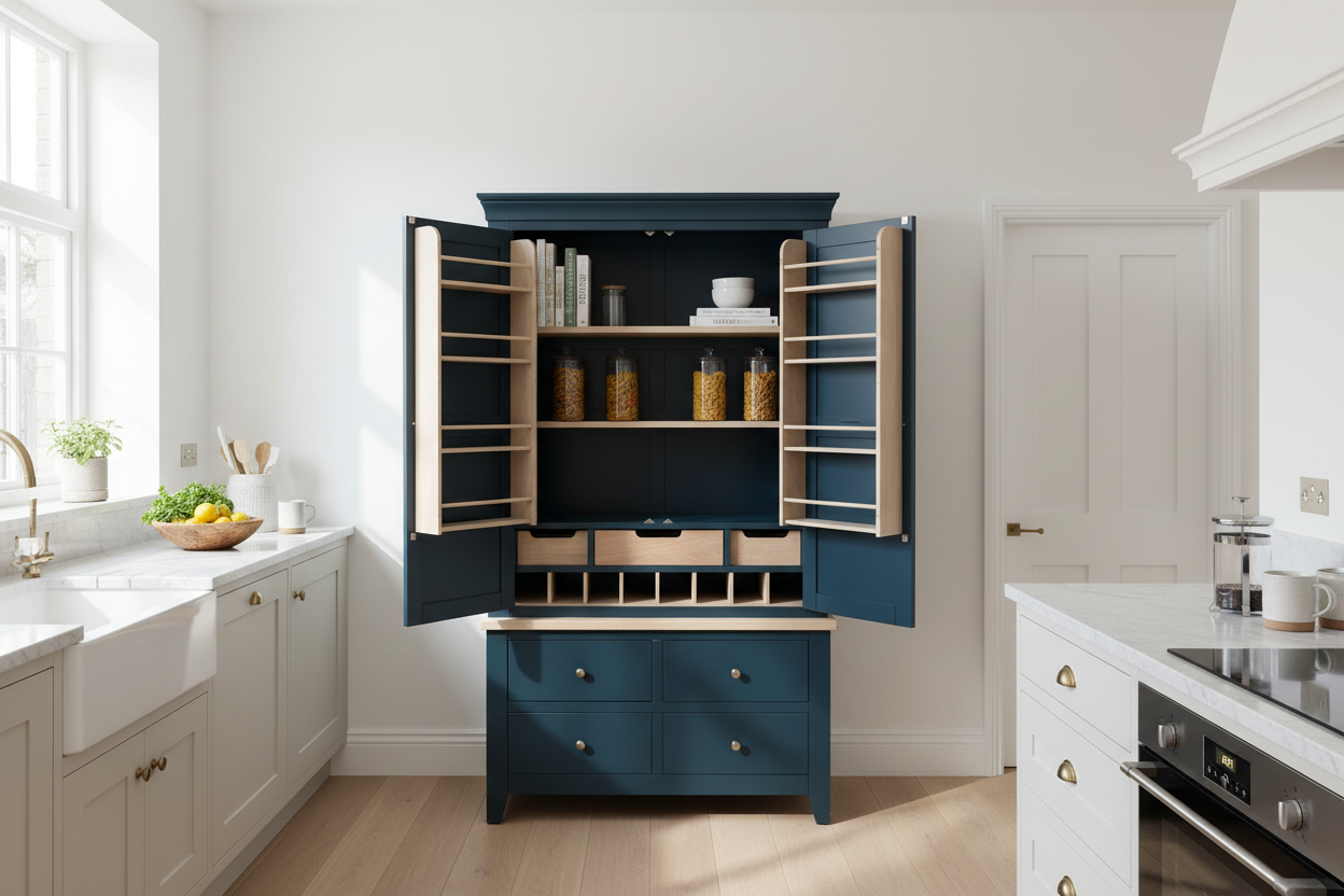 Kitchen Banner - Midnight Blue Double Larder