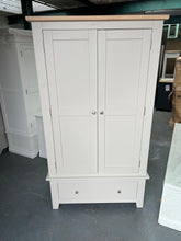 Load image into Gallery viewer, Chester Stone Double Wardrobe Quality Furniture Clearance Ltd
