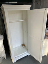 Load image into Gallery viewer, Chantilly Warm White Single Wardrobe Quality Furniture Clearance Ltd
