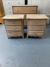 Load image into Gallery viewer, Limewash Oak Set of 2 Bedsides. - furniture delivered 
