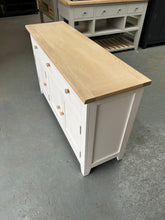 Load image into Gallery viewer, White 3 Door Sideboard. - furniture delivered 
