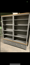 Load image into Gallery viewer, Sussex Storm Grey Grand Bookcase Quality Furniture Clearance Ltd

