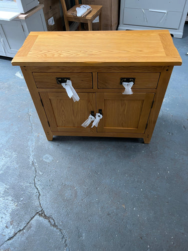 oakland rustic oak small sideboard Quality Furniture Clearance Ltd
