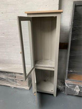 Load image into Gallery viewer, Chester Dove Grey Corner Display Cabinet. furniture delivered 

