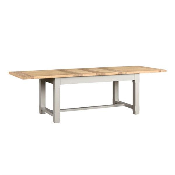 CHESTER DOVE GREY 6-8 Seater Extending Dining Table Quality Furniture Clearance Ltd