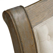 Load image into Gallery viewer, Camille Limewash Oak Buttoned 5ft Kingsize Bed Quality Furniture Clearance Ltd
