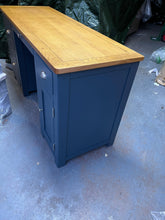 Load image into Gallery viewer, Westcote Inky Blue Double Pedestal Desk Quality Furniture Clearance Ltd
