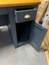 Load image into Gallery viewer, Westcote Inky Blue Double Pedestal Desk Quality Furniture Clearance Ltd
