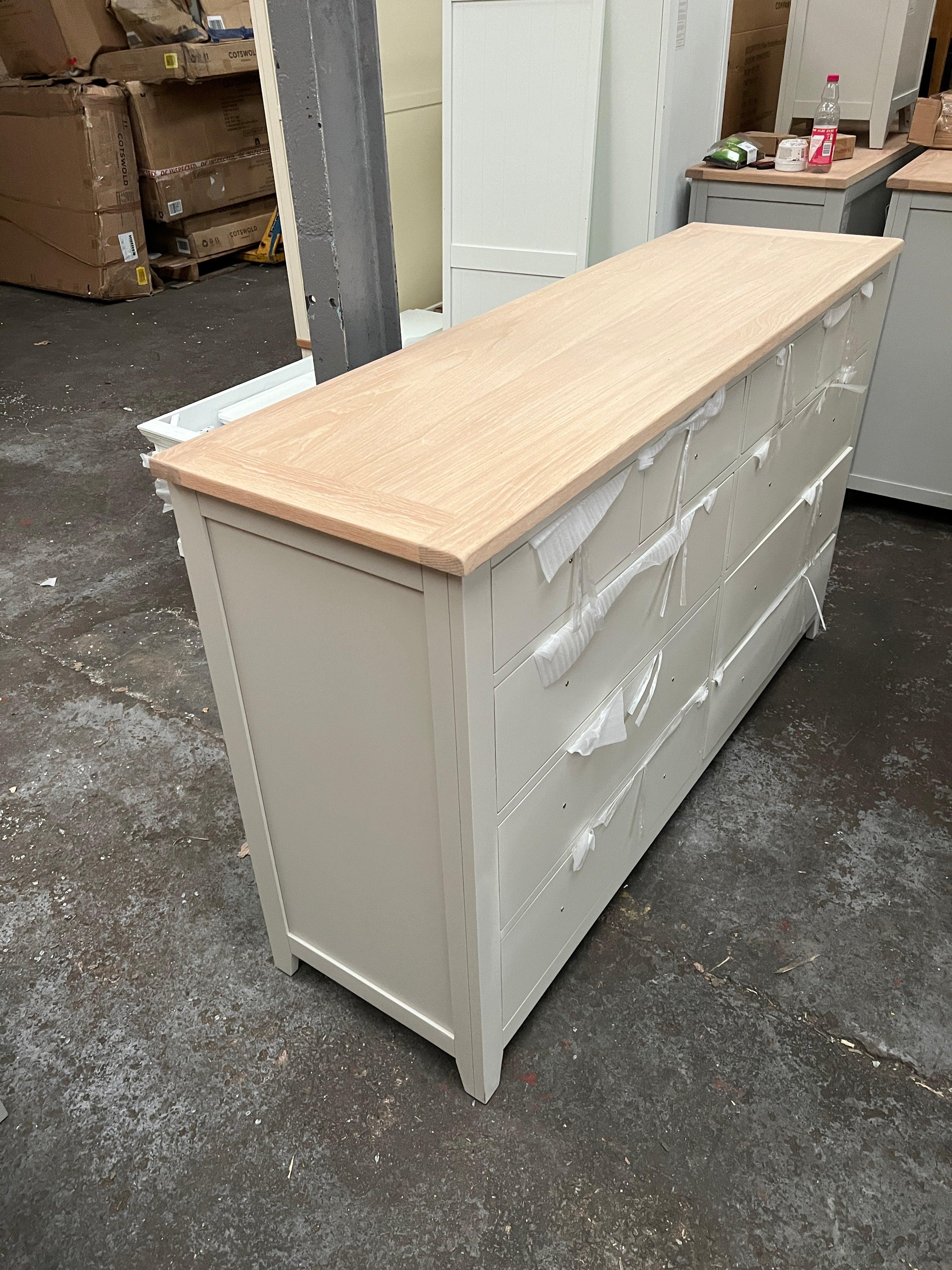 Chester Stone 10 Drawer Chest Quality Furniture Clearance Ltd