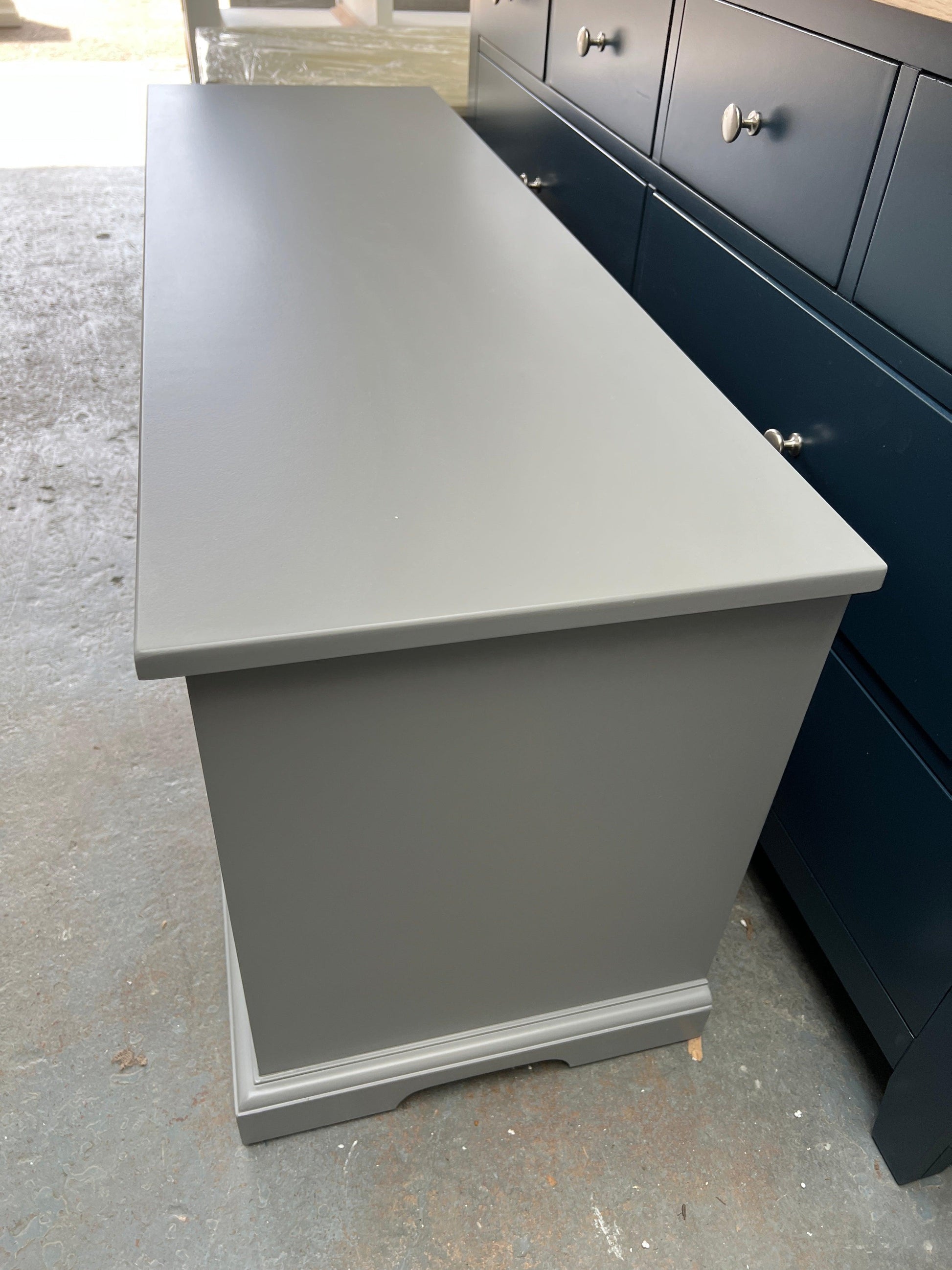 Storm Grey Hidden Shoe Storage Bench furniture delivered 