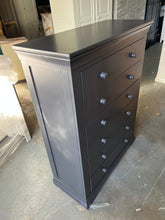 Load image into Gallery viewer, Chantilly Dusky Black Tall 6 Drawer Chest furniture delivered 
