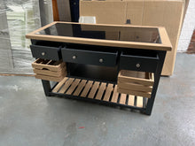 Load image into Gallery viewer, Chester Charcoal Kitchen Island furniture delivered
