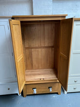 Load image into Gallery viewer, Oakland Rustic Oak Double Wardrobe furniture delivered
