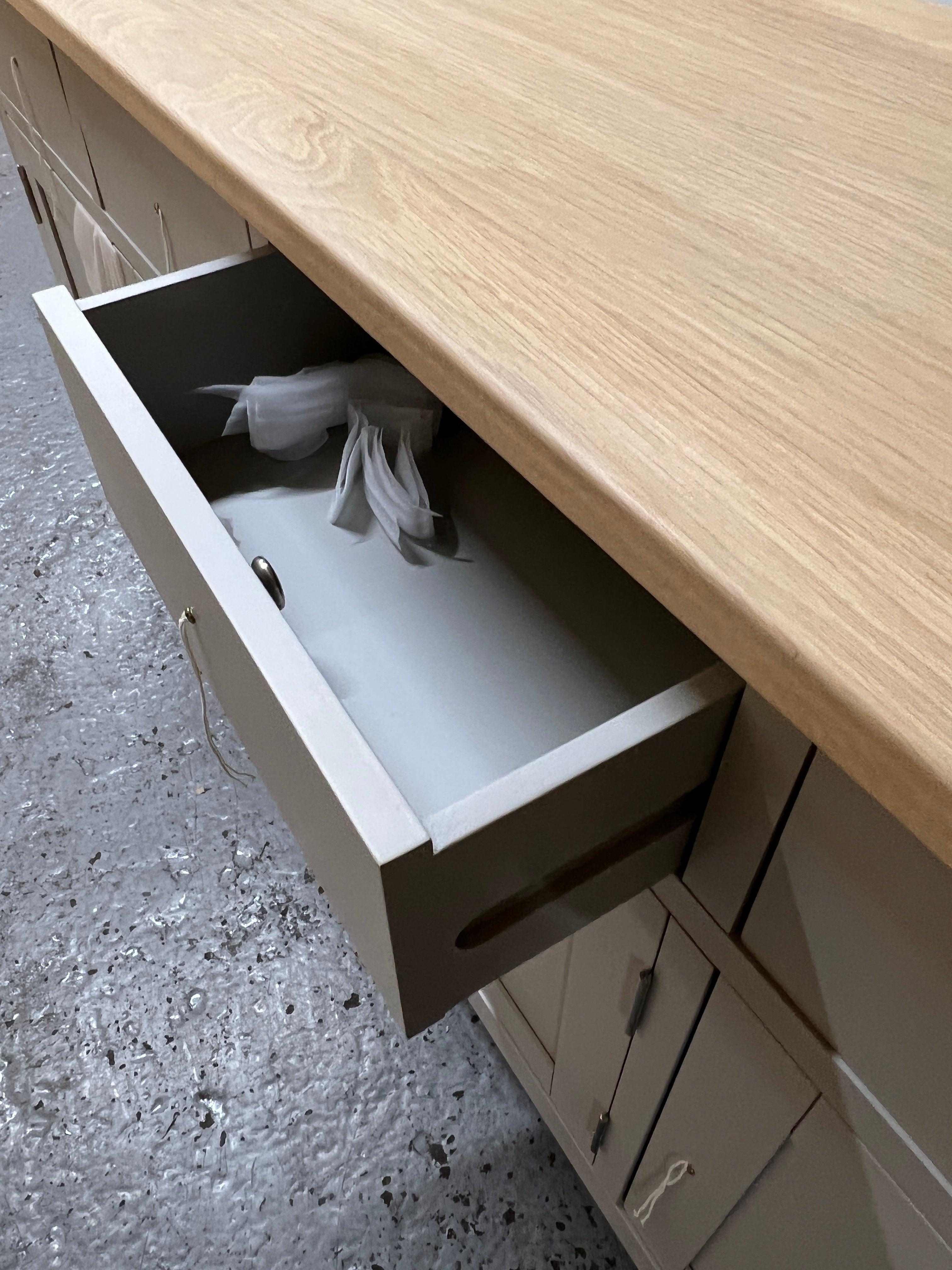 Chester Dove Grey Extra Large Sideboard Quality Furniture Clearance Ltd