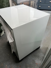Load image into Gallery viewer, Set of 2 White Mirror 3 Drawer Bedside Cabinet Quality Furniture Clearance Ltd
