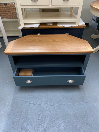 Inky Blue Corner TV Unit - Up to 44'' - furniture delivered 