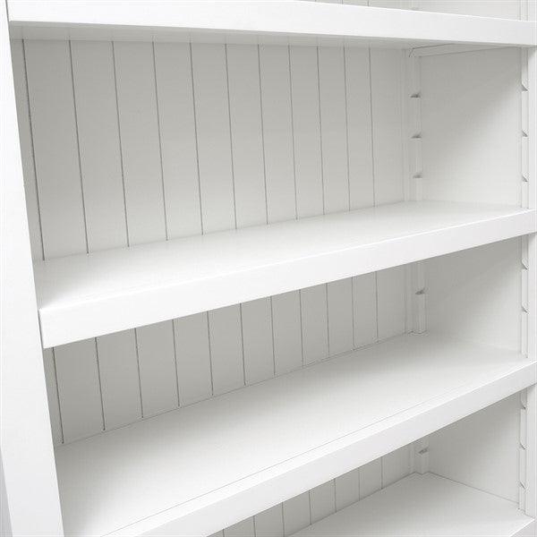 Stow Warm White Large Bookcase Quality Furniture Clearance Ltd