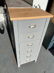 Storm Grey 6 Drawer Tall Chest. furniture delivered 