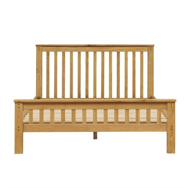 Oakland Rustic Oak New 4ft 6" Double Bed Quality Furniture Clearance Ltd