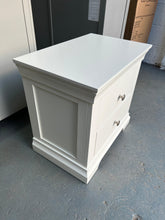 Load image into Gallery viewer, warm white Jumbo Bedside furniture delivered 

