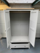 Load image into Gallery viewer, Chester Dove Grey Double Wardrobe furniture delivered 
