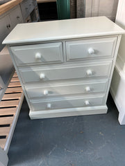 Pensham Pure White Petite 2+3 Chest of Drawers furniture delivered 