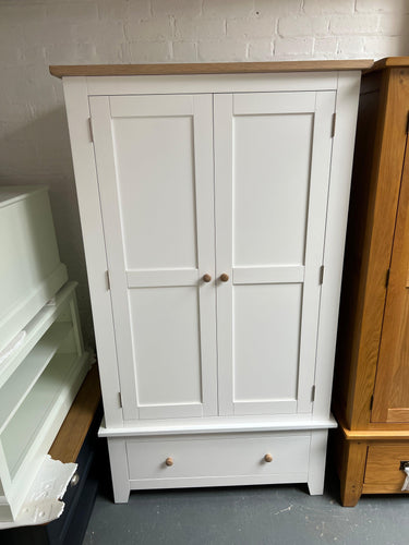 Chester Pure White Double Wardrobe furniture delivered 