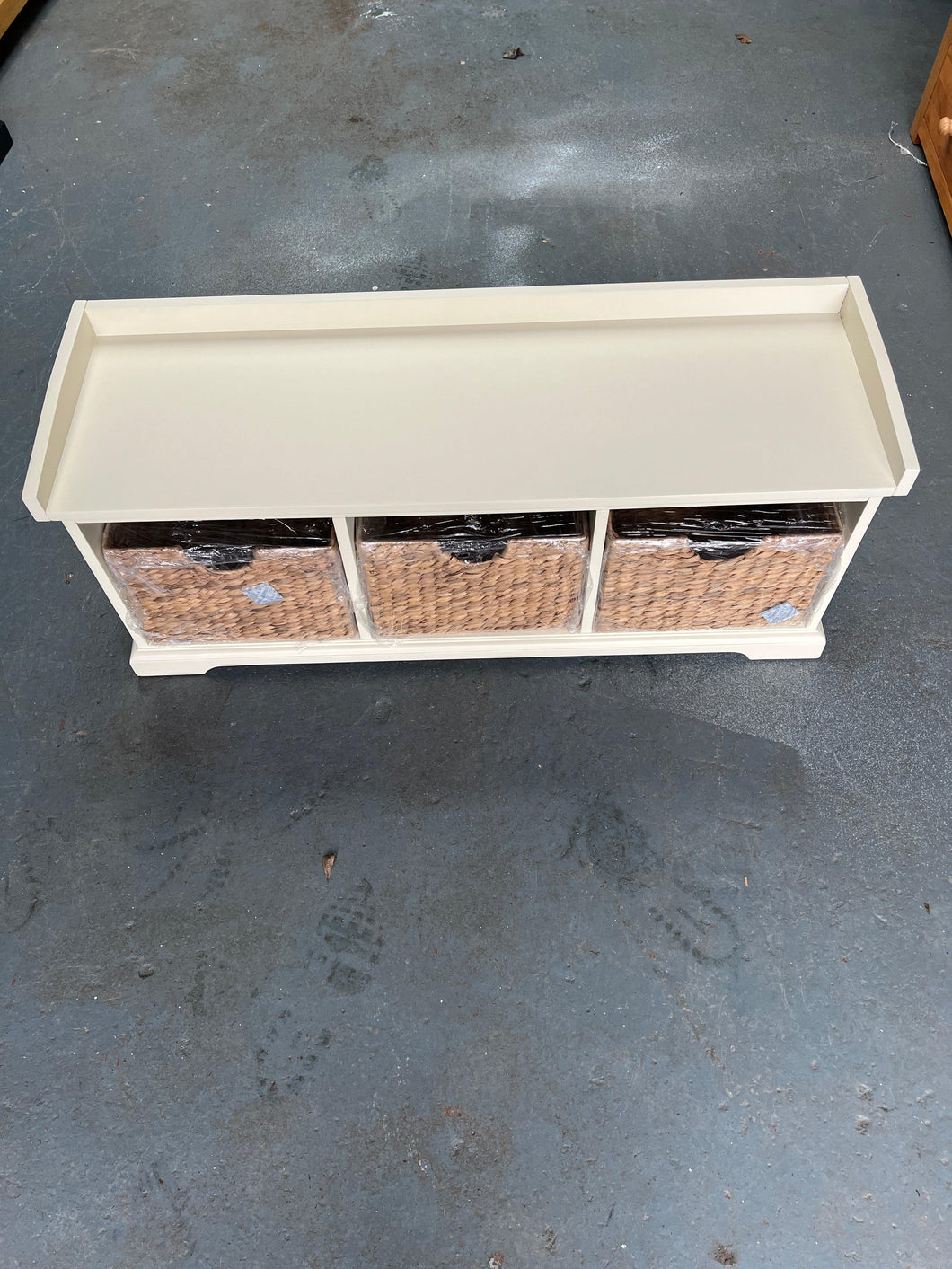 Farmhouse Painted Hall Bench furniture delivered 