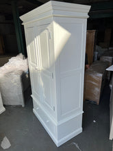 Load image into Gallery viewer, Burford Ivory Double Wardrobe with Drawer furniture delivered 
