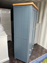 Load image into Gallery viewer, Westcote Inky Blue Large Double Larder furniture delivered 
