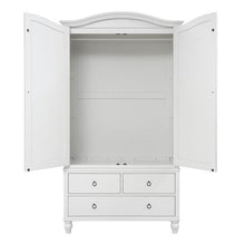 Load image into Gallery viewer, WILMSLOW PALE GREY Double Wardrobe with Drawers Quality Furniture Clearance Ltd
