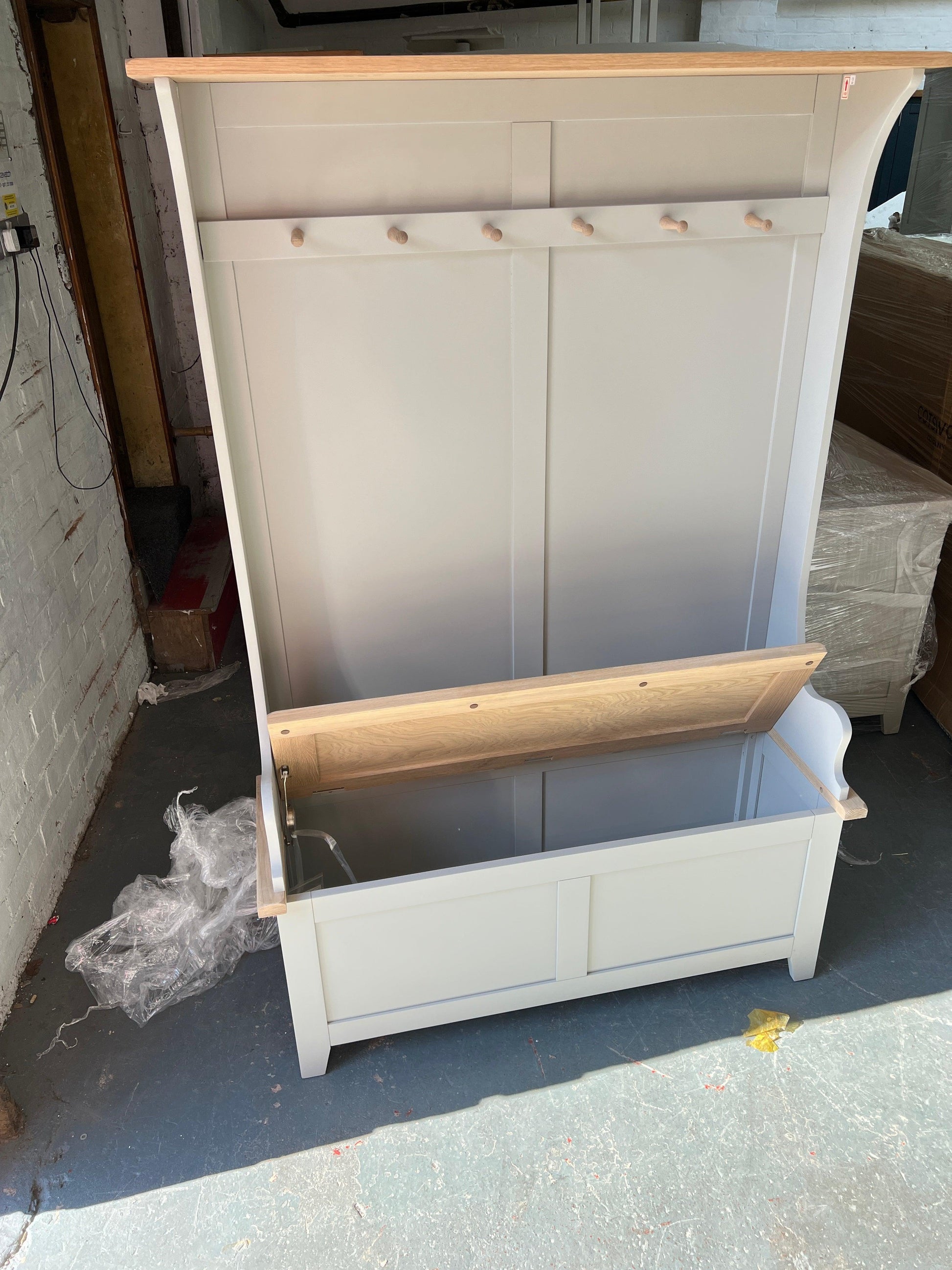 Chester Dove Grey Hallway Tidy Quality Furniture Clearance Ltd