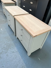 Load image into Gallery viewer, Chester Dove Grey Set of 2 Jumbo Bedside Tables. furniture delivered 
