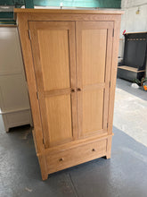 Load image into Gallery viewer, Oak Double Wardrobe. furniture delivered 
