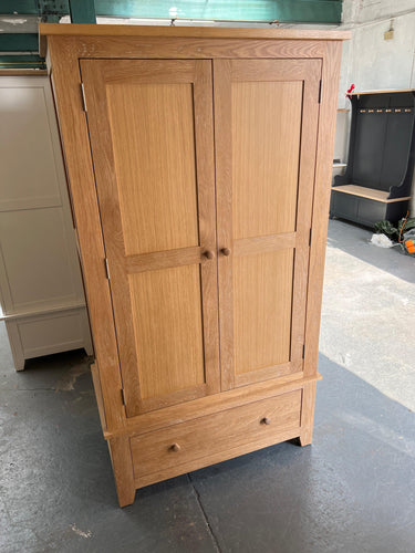 Oak Double Wardrobe. furniture delivered 