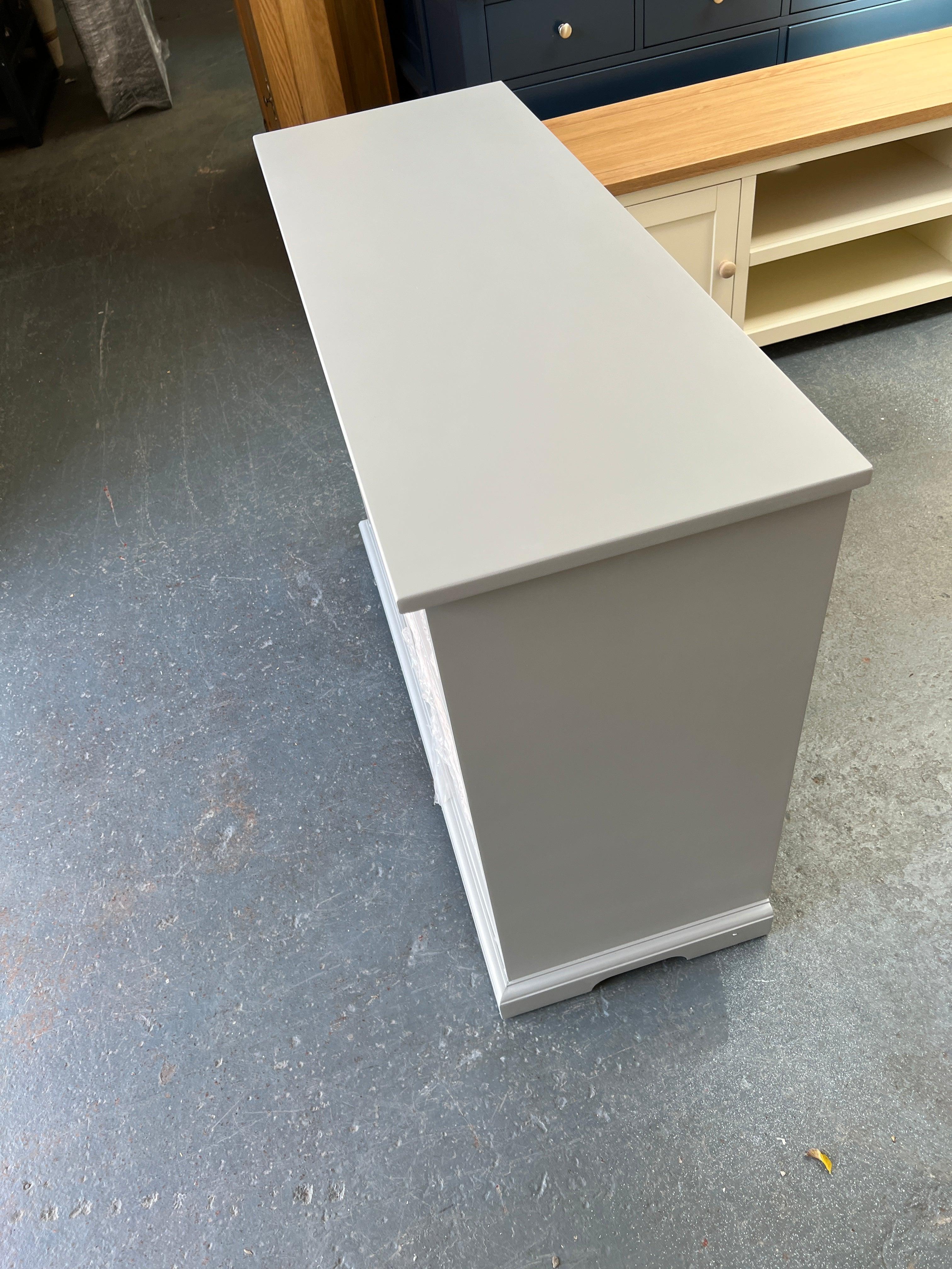 Farmhouse Dove Grey Merchants Chest furniture delivered 