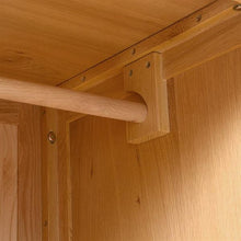 Load image into Gallery viewer, OAKLAND RUSTIC OAK New Four Door Wardrobe Quality Furniture Clearance Ltd
