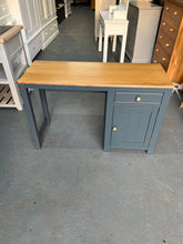 Load image into Gallery viewer, Chalford Inky Blue Single Pedestal Desk. furniture delivered 
